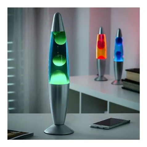 LAMPARA DE LAVA DECORATIVA 25W VERDE INNOVAGOODS 32065
