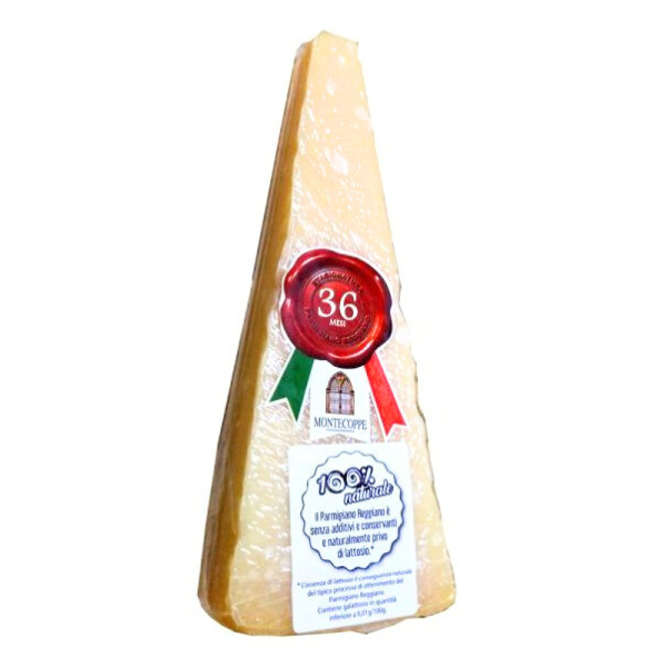 MONTECOPPE Queso Parmesano «Parmigiano Reggiano» 36 meses 200gr